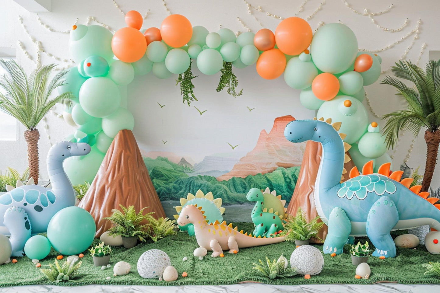 Dinosaur Back Drop Banner