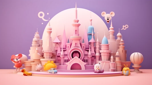 Princess Castle Back Drop Banner