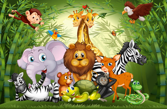 Safari Jungle Back Drop Banner