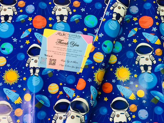 Space - Dark Blue Packing Sheet