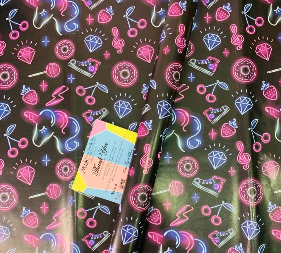 Unicorn -  Black It Out Packing Sheet