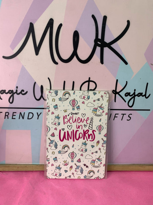 Believe In Unicorns Diary